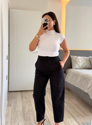 ZRA MODEL BALON PANTOLON (SİYAH)