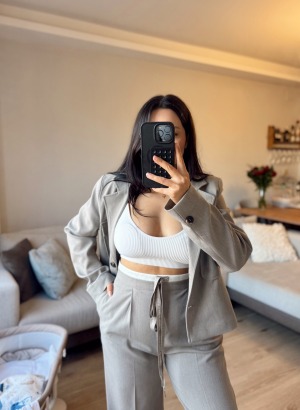 KAPÜŞONLU GARNİLİ CEKET