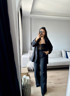 Şal Yaka Ceket-Pantolon Takım