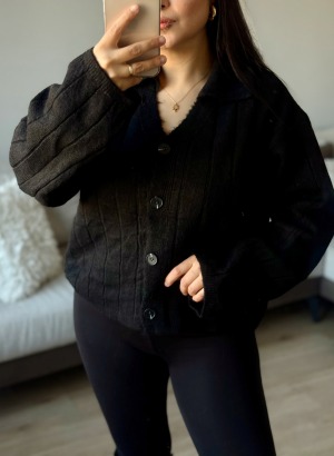 TRİKO HIRKA (Siyah)