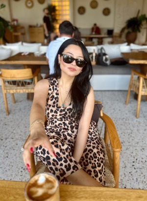  MASSİMO YELEKLİ LEOPAR TAKIM