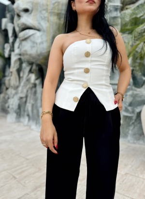 MASSİMO PAMUK SATEN PALAZZO(SİYAH)