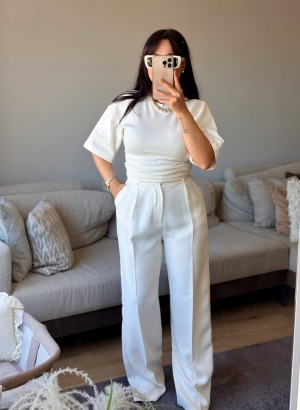 İÇ GÖSTERMEYEN PALAZZO PANTOLON 