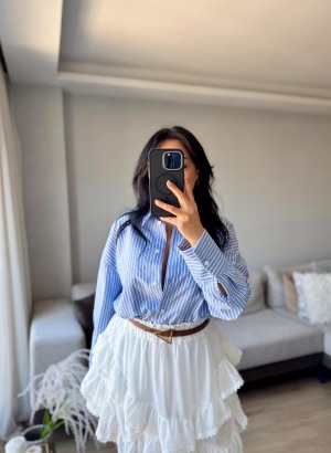 MİNİ ŞORT ETEK (Beyaz)